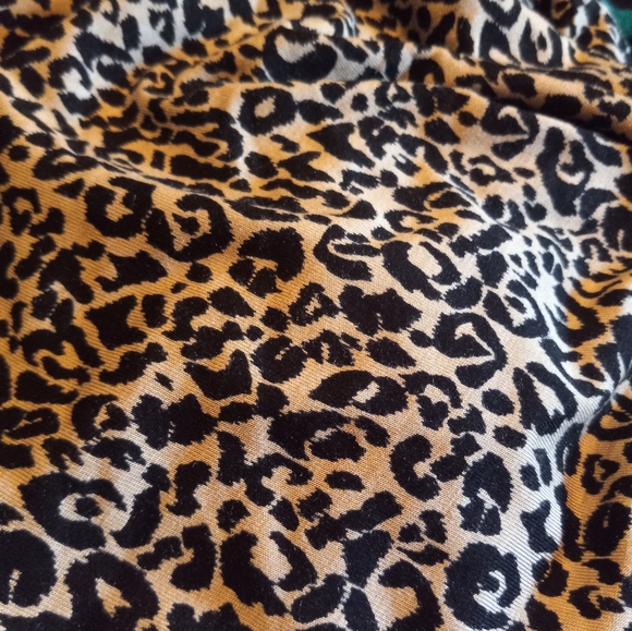 DONNA KARAN LEOPARD PAJAMAS M L Nwot - Picture 2 of 3